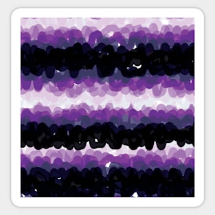 Amethyst Scribble Pattern Sticker